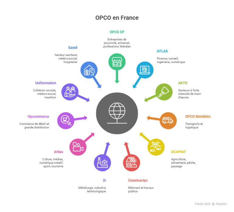 Liste des OPCO en France pour le financement des formations MOOVENCE